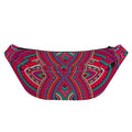 Red Tribal Ethnic Mandala Print Fanny Pack