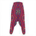 Red Tribal Ethnic Mandala Print Hammer Pants