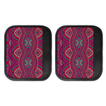 Red Tribal Ethnic Mandala Print Handle Covers