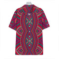 Red Tribal Ethnic Mandala Print Hawaiian Shirt