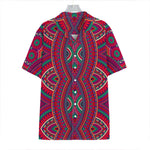 Red Tribal Ethnic Mandala Print Hawaiian Shirt