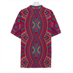 Red Tribal Ethnic Mandala Print Hawaiian Shirt