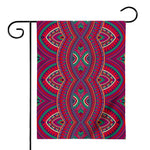 Red Tribal Ethnic Mandala Print House Flag