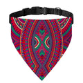 Red Tribal Ethnic Mandala Print Over The Collar Dog Bandana