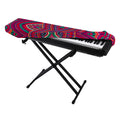 Red Tribal Ethnic Mandala Print Piano Keyboard Cover