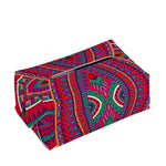 Red Tribal Ethnic Mandala Print Rectangle Tissue Box Cover