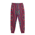 Red Tribal Ethnic Mandala Print Sweatpants
