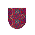 Red Tribal Ethnic Mandala Print Toilet Lid Cover