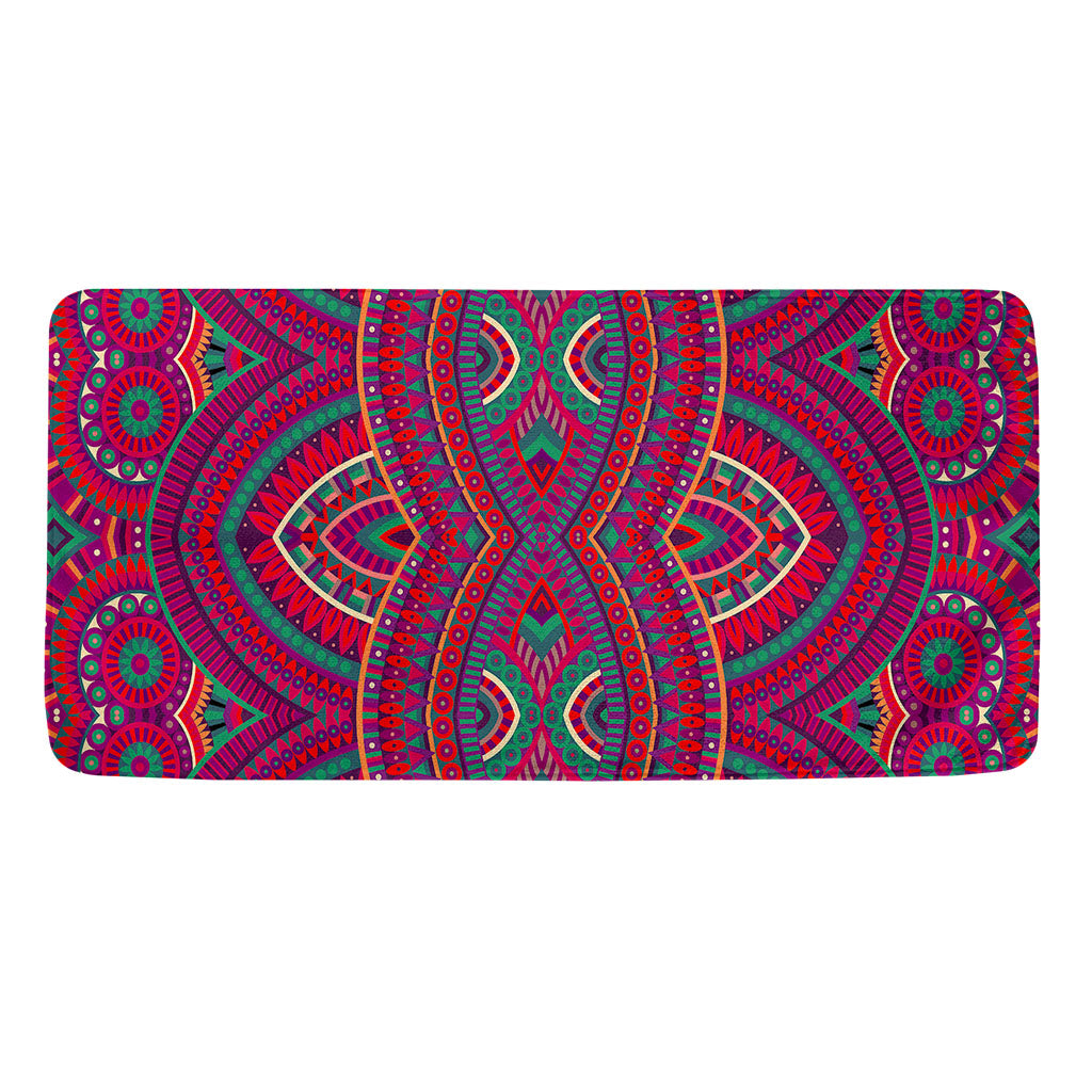 Red Tribal Ethnic Mandala Print Towel