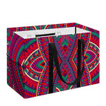 Red Tribal Ethnic Mandala Print Utility Tote Bag