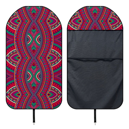 Red Tribal Ethnic Mandala Print Waterproof Car Seat Cover