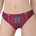 Red Tribal Ethnic Mandala Print Women's Panties