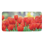 Red Tulip Print Towel