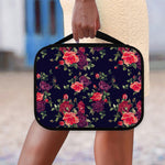 Red Violet Roses Floral Pattern Print Classic Bible Case