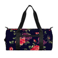 Red Violet Roses Floral Pattern Print Gym Bag