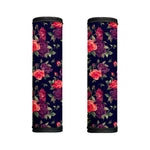 Red Violet Roses Floral Pattern Print Handle Covers