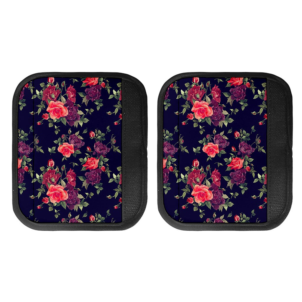 Red Violet Roses Floral Pattern Print Handle Covers