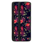 Red Violet Roses Floral Pattern Print Refrigerator Handle Covers