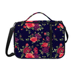 Red Violet Roses Floral Pattern Print Shoulder Strap Bible Bag
