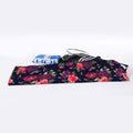 Red Violet Roses Floral Pattern Print Sports Towel