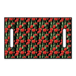 Red Watercolor Tulip Pattern Print Golf Cart Seat Cover