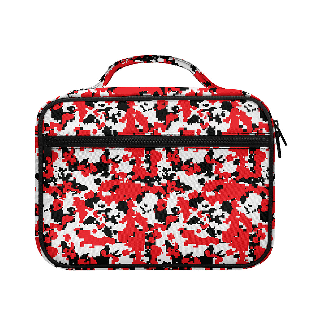 Red White And Black Digital Camo Print Briefcase Bible Bag