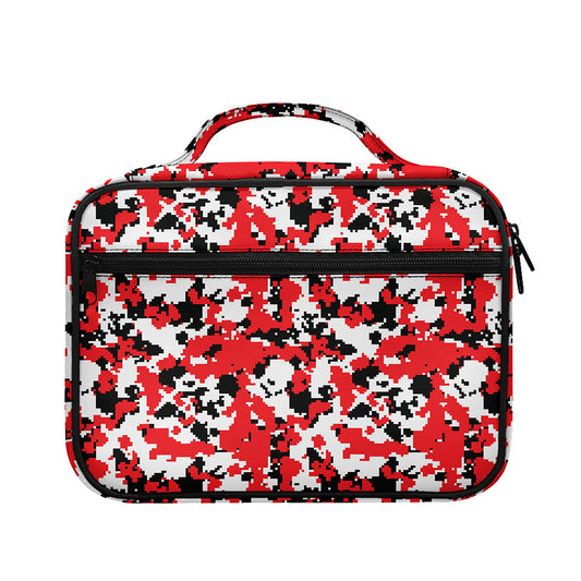 Red White And Black Digital Camo Print Briefcase Bible Bag