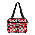 Red White And Black Digital Camo Print Double Strap Bible Bag