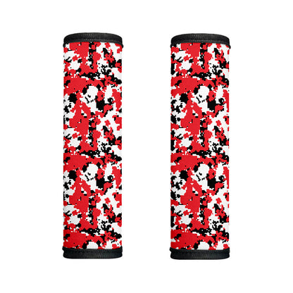 Red White And Black Digital Camo Print Handle Covers