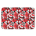 Red White And Black Digital Camo Print Indoor Door Mat