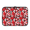 Red White And Black Digital Camo Print Laptop Sleeve
