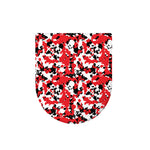 Red White And Black Digital Camo Print Toilet Lid Cover