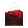 Red Wine Print Adjustable Apron