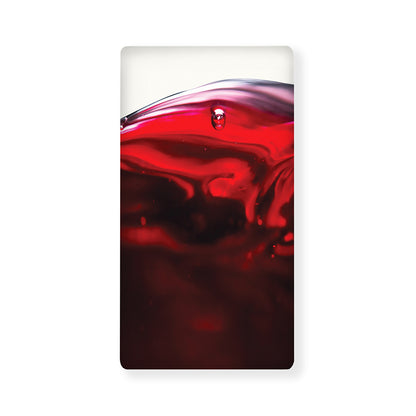 Red Wine Print Baby Crib Sheet