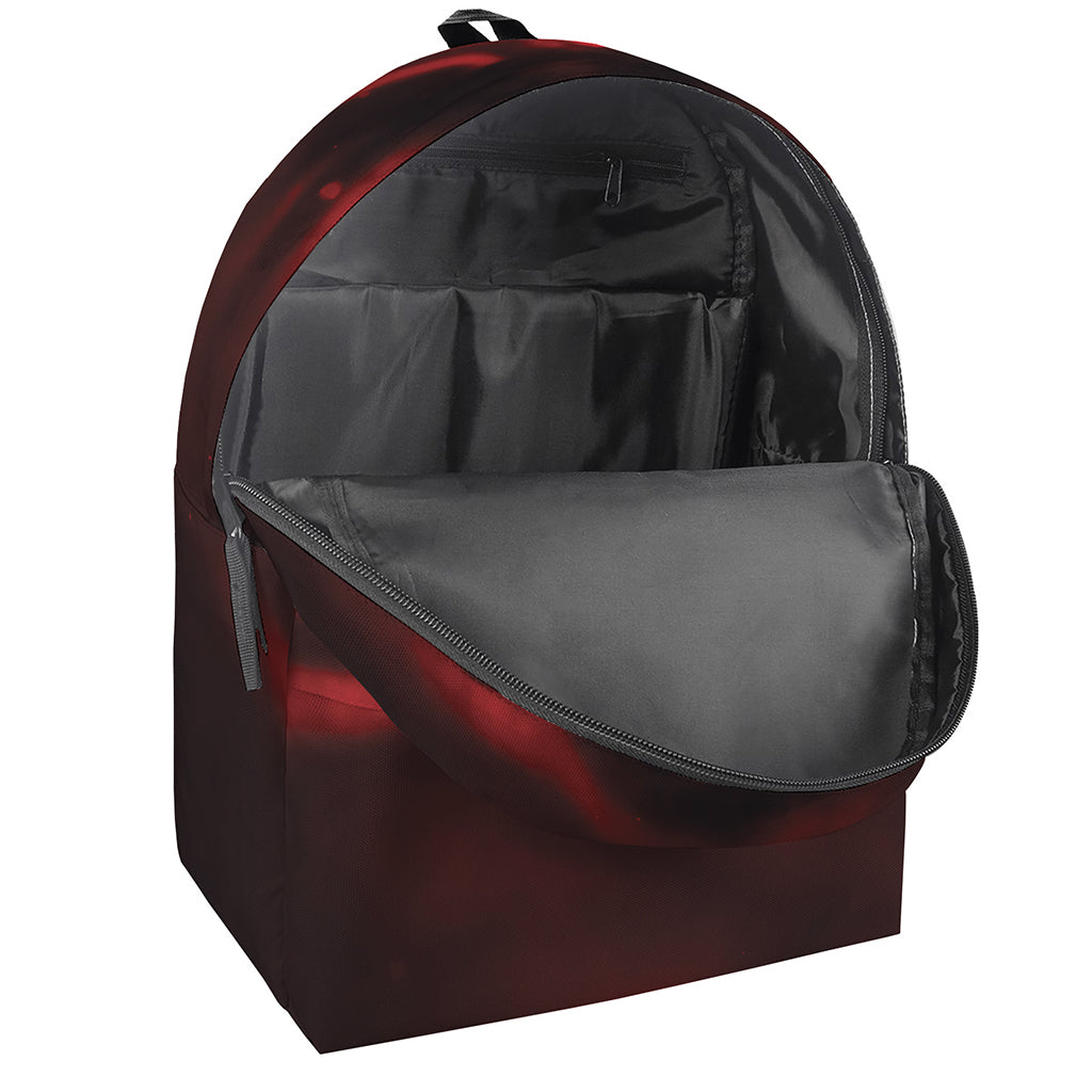 Red Wine Print Backpack