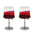 Red Wine Print Bar Stool Covers
