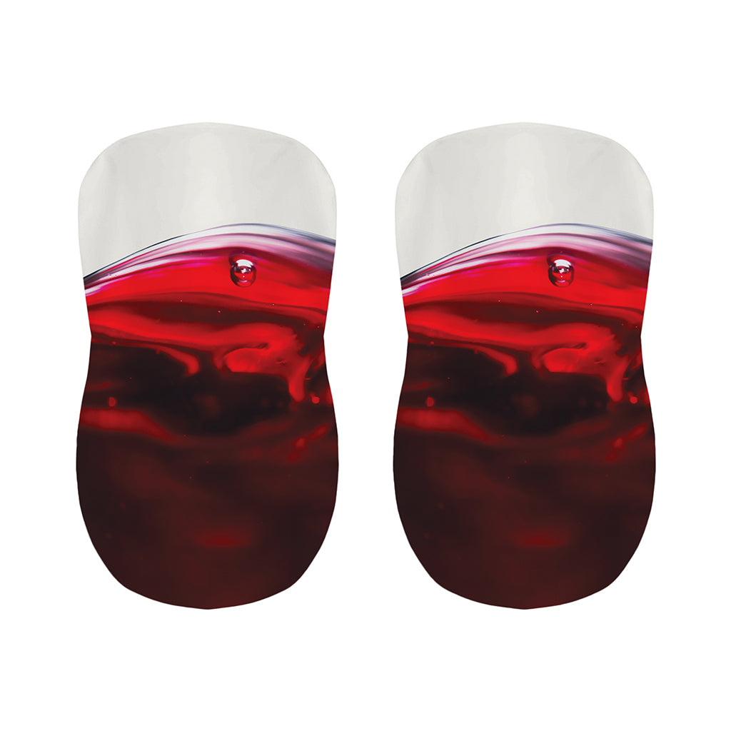 Red Wine Print Bar Stool Covers