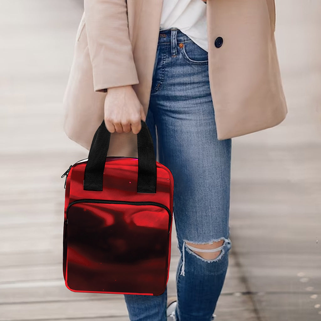 Red Wine Print Bible Tote Bag