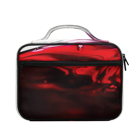 Red Wine Print Briefcase Bible Bag