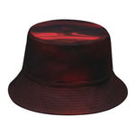 Red Wine Print Bucket Hat