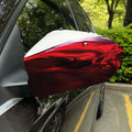 Red Wine Print Car Side Mirror Covers