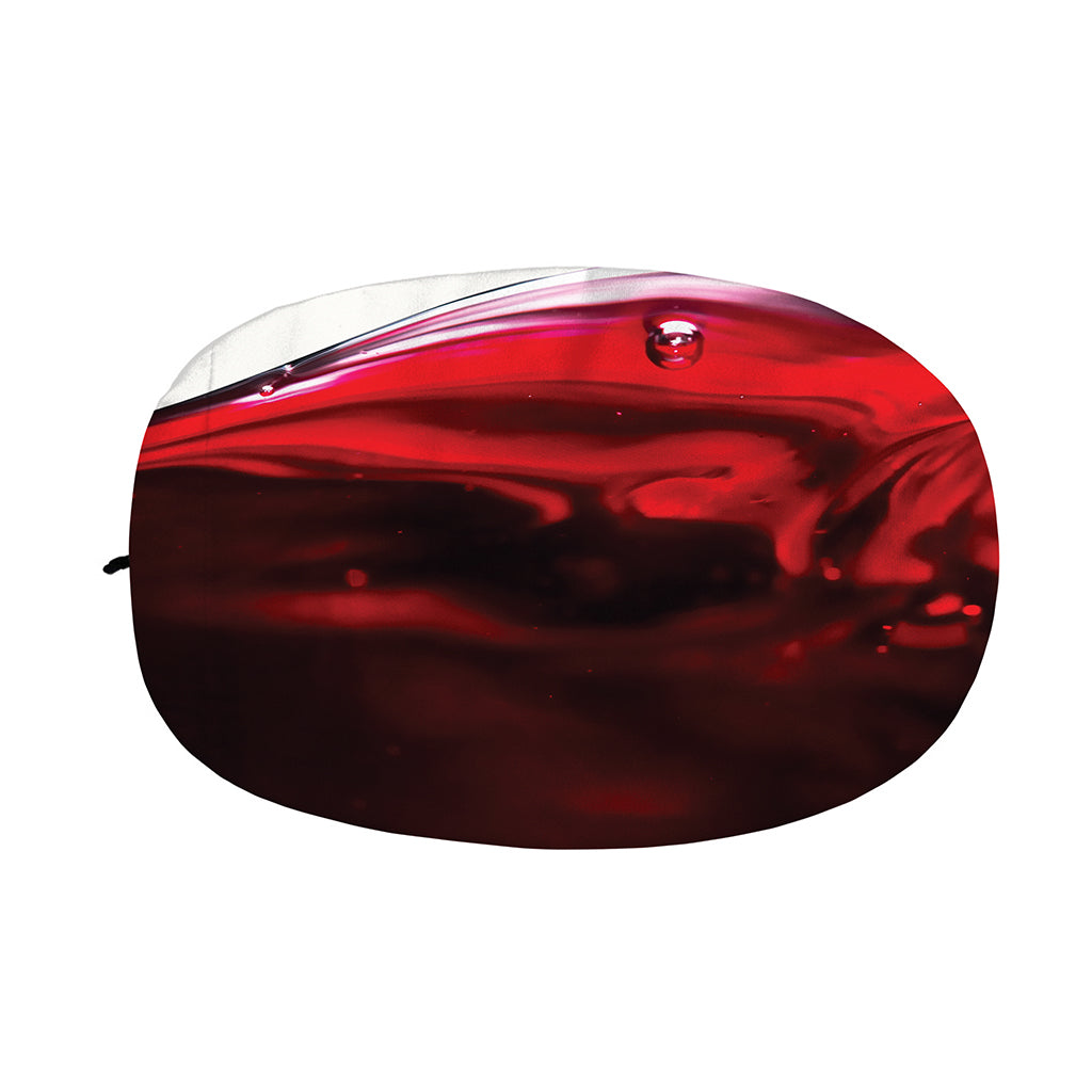 Red Wine Print Car Side Mirror Covers