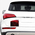Red Wine Print Car Sticker