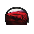 Red Wine Print Coin Purse