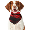 Red Wine Print Dog Bandana