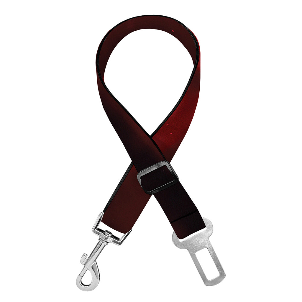Red Wine Print Dog Seat Belt