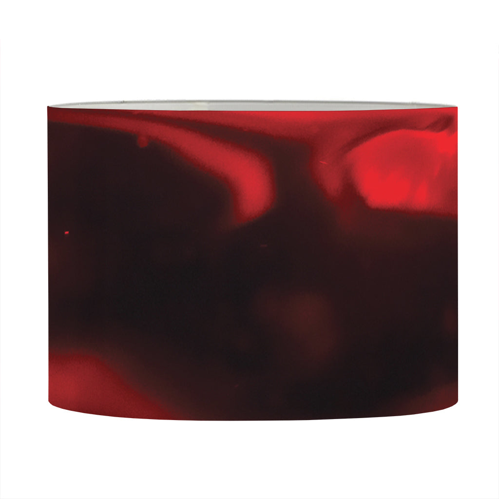 Red Wine Print Drum Lamp Shade
