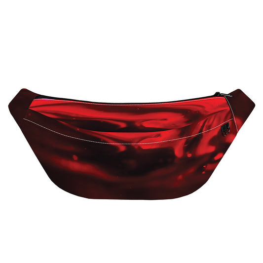 Red Wine Print Fanny Pack
