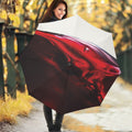 Red Wine Print Foldable Umbrella