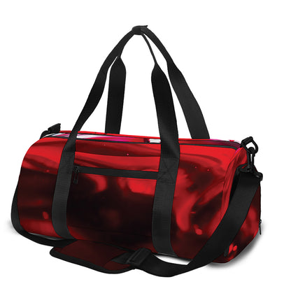 Red Wine Print Gym Bag